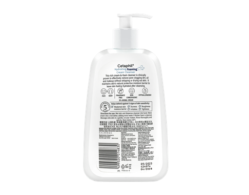 Sữa Rửa Mặt Tạo Bọt Cho Da Khô, Nhạy Cảm Hydrating 236ml Cetaphil ảnh 1