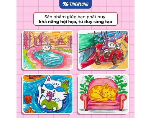 Bút Lông Màu FP-C020 Hygee 24 Màu Thiên Long ảnh 4
