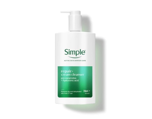 Kem Rửa Mặt Phục Hồi Da Repair+ Cream Cleanser 240ml Simple ảnh 0
