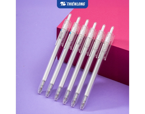 Bút Gel GEL-071 Mực Đen Thiên Long ảnh 3