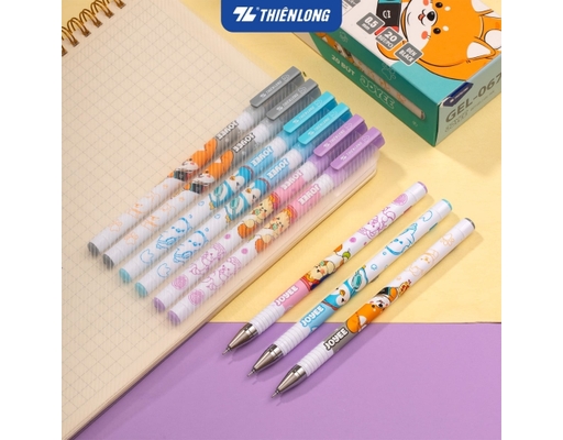 Bút Gel GEL-067 Mực Đen Thiên Long ảnh 6
