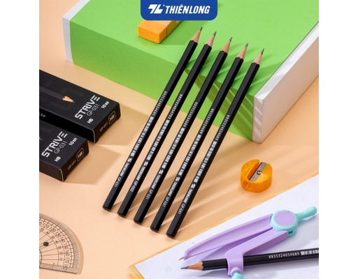 Bút Chì Gỗ Strive HB GP-031 Thiên Long ảnh 2