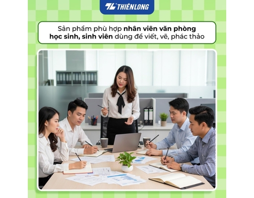Bút Chì Gỗ Strive HB GP-031 Thiên Long ảnh 4