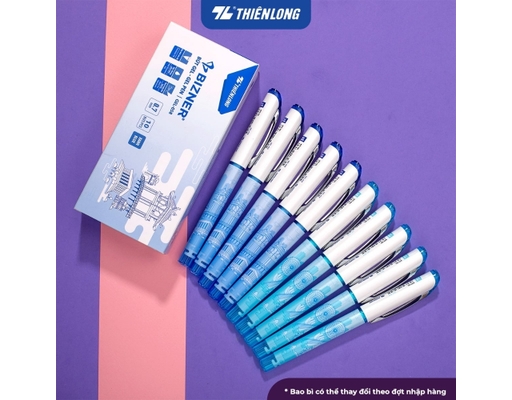 Bút Gel GEL-058 Mực Xanh Thiên Long ảnh 2