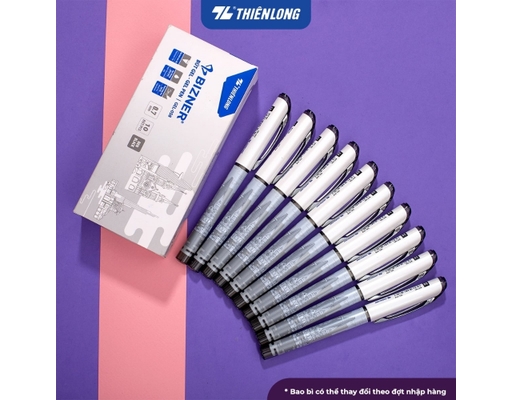 Bút Gel GEL-058 Mực Đen Thiên Long ảnh 1