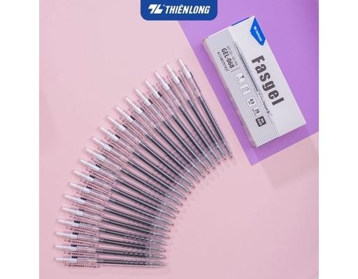 Bút Gel GEL-068 Mực Đen Thiên Long ảnh 1