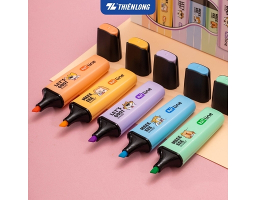 Bút Dạ Quang HL-023 Màu Xanh Lá Pastel Thiên Long ảnh 2