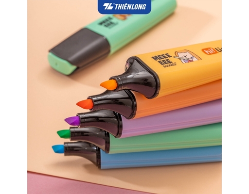 Bút Dạ Quang HL-023 Màu Xanh Lá Pastel Thiên Long ảnh 3
