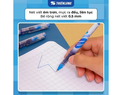 Bút Lông Bi RB-007 Mực Đen Thiên Long ảnh 5