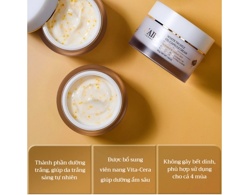 Kem Dưỡng Sáng Da Vita Toning Capsule Cream 55g D'Alba ảnh 4