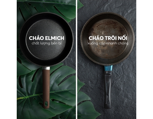 Chảo Chống Dính Siêu Bền Nhập Khẩu EL-8124 24cm Elmich ảnh 12