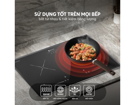 Chảo Chống Dính Siêu Bền Nhập Khẩu EL-8126 26cm Elmich ảnh 9