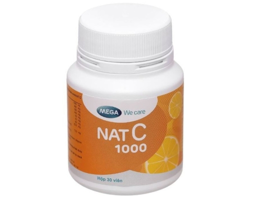 Thực Phẩm Bảo Vệ Sức Khỏe Viên Uống Bổ Sung Nat C Tăng Sức Đề Kháng 30 Viên MEGA We care ảnh 0