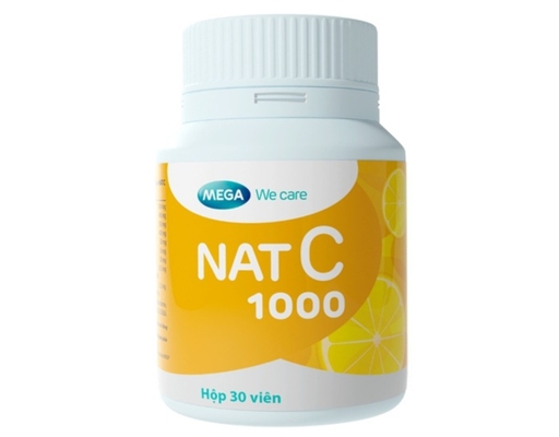 Thực Phẩm Bảo Vệ Sức Khỏe Viên Uống Bổ Sung Nat C Tăng Sức Đề Kháng 30 Viên MEGA We care ảnh 2