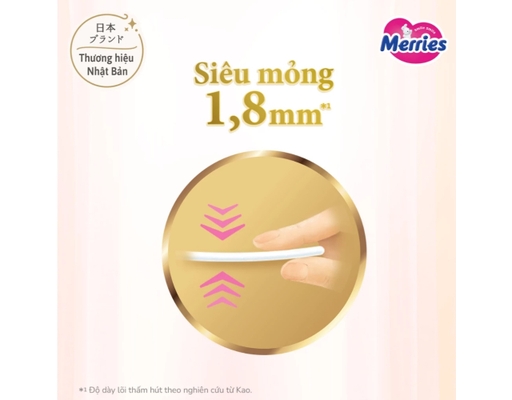 Tã Dán First Premium Siêu Thoáng Khí M48 Cho Trẻ Từ 6-11kg 48 Miếng Merries ảnh 3
