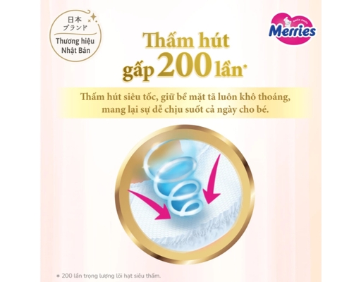 Tã Dán First Premium Siêu Thoáng Khí M48 Cho Trẻ Từ 6-11kg 48 Miếng Merries ảnh 5