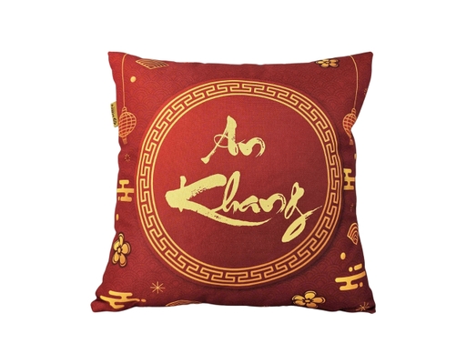 Gối Tựa Vải Bố 45x45cm Họa Tiết An Khang Kenhome ảnh 0