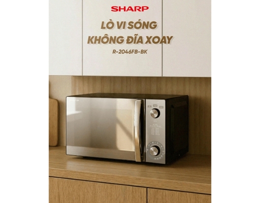 Lò Vi Sóng R-2046FB-BK 20L Sharp ảnh 2