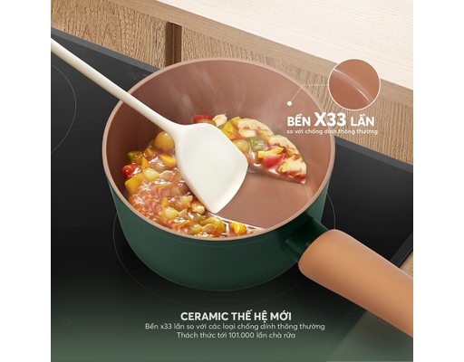 Quánh Chống Dính Ceramic Harmony EL540PT16 Size 16cm Elmich ảnh 9
