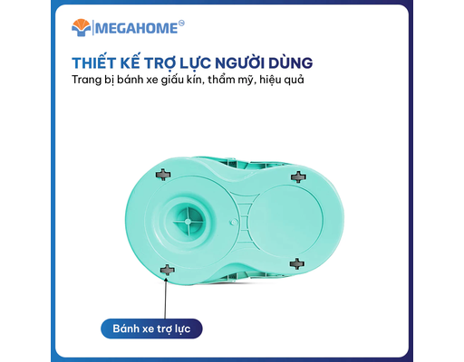 Bộ Lau Nhà Comfort X2 Rổ Nhựa 13L Megahome ảnh 5