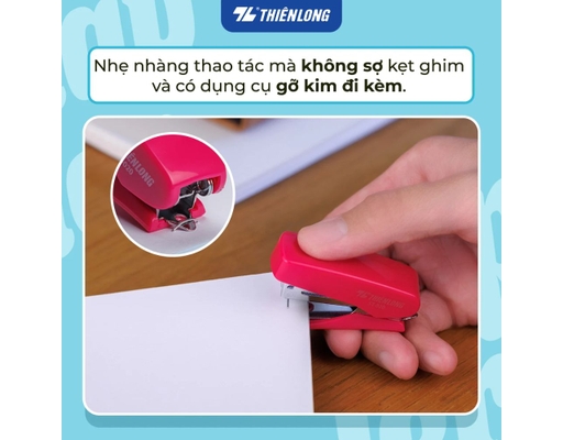 Bấm Kim Mini Basic Số 10 ST-020 Thiên Long ảnh 4