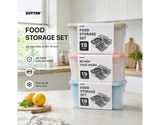 Bộ 19 Hộp Nhựa Đựng Thực Phẩm Matsu B19 Duy Tân ảnh 5