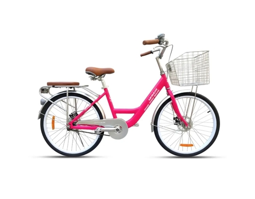 [Đặt Trước] Xe Đạp Thành Phố 24 Inch Candy Hồng Miamor ảnh 0