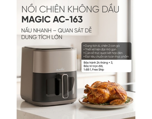 Nồi Chiên Không Dầu ECO 6L AC-163 Magic ảnh 2