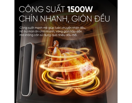 Nồi Chiên Không Dầu ECO 6L AC-163 Magic ảnh 3