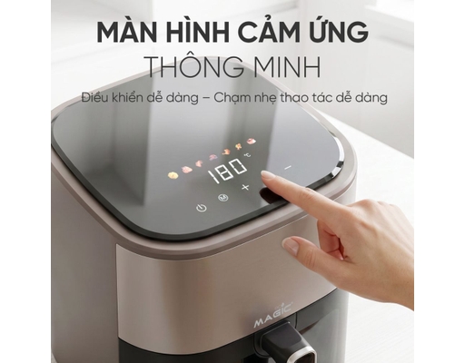 Nồi Chiên Không Dầu ECO 6L AC-163 Magic ảnh 4