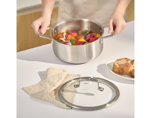 Nồi Inox Nguyên Khối Omi Gourmet 24cm Inochi ảnh 1