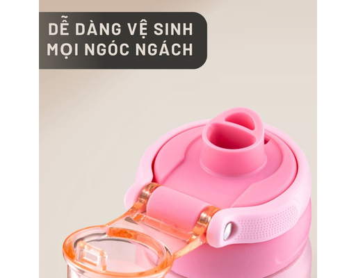 Bình Giữ Nhiệt Có Loa Bluetooth 500ml Màu Hồng La Gourmet ảnh 6