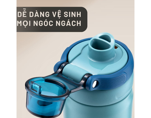 Bình Giữ Nhiệt Có Loa Bluetooth 500ml Màu Xanh La Gourmet ảnh 5