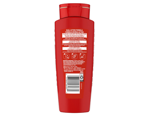 Sữa Tắm Và Dầu Gội High Endurance Crisp Scent 2in1 Hair Body Wash Shampooing 532ml Old Spice ảnh 1