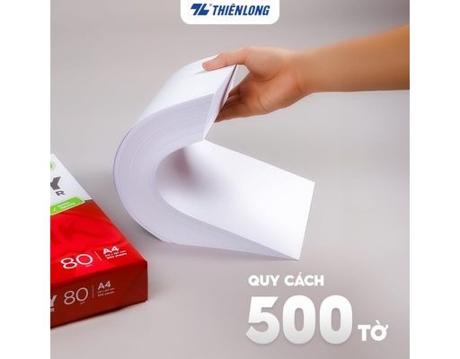 Ream Giấy A4 80gsm IK Copy 500 Tờ Thiên Long ảnh 2