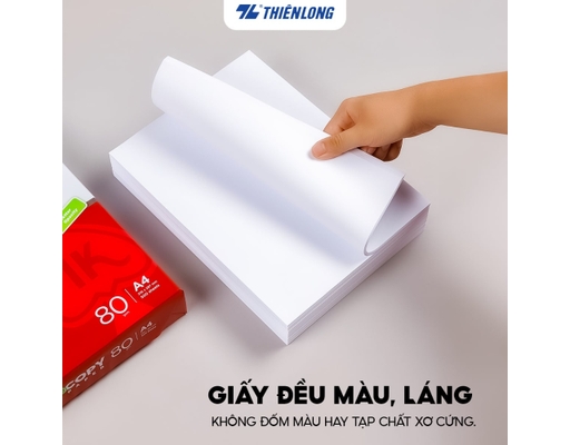 Ream Giấy A4 80gsm IK Copy 500 Tờ Thiên Long ảnh 5