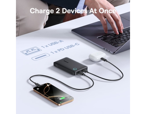Sạc Dự Phòng Enerfill FP11 10000mAh 15W  Màu Đen Baseus ảnh 2