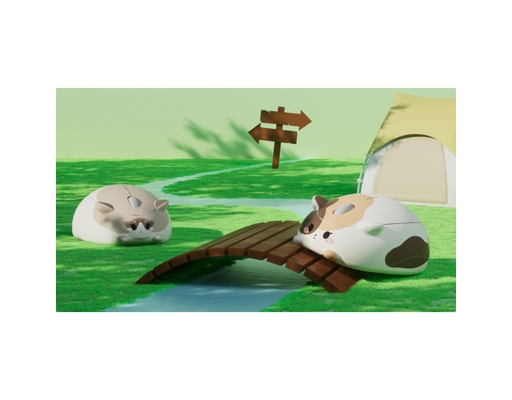Chuột Không Dây Bluetooth Cat Theme Mouse - Calico AKKO ảnh 9