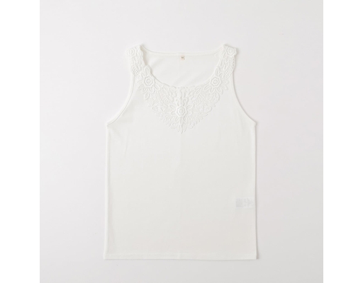 Áo Tank Top Ren Nữ TVC Chống UV Và Công Nghệ PFC Màu Trắng Size S