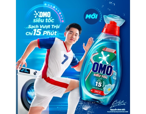 Nước Giặt Siêu Tốc Lưu Hương Tươi Mới Túi 3.5kg OMO ảnh 2