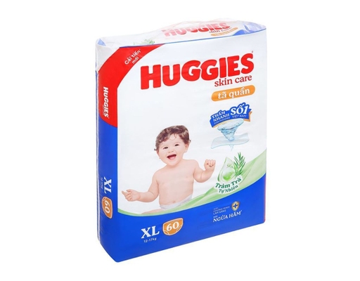 Tã Quần Skin Care Super XL60 Cho Bé 12-17kg 60 Miếng Huggies ảnh 1