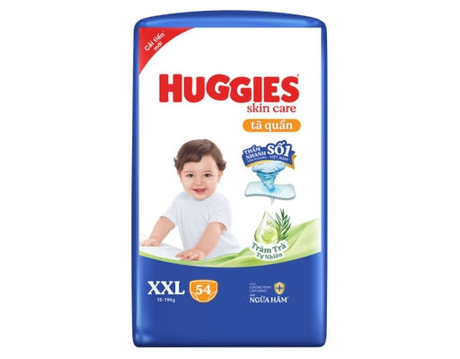 Tã Quần Skin Care Super XXL54 Cho Bé 15-19kg 54 Miếng Huggies ảnh 0