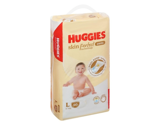 Tã Quần Skin Perfect L60 Cho Bé Từ 9-14kg 60 Miếng Huggies ảnh 1
