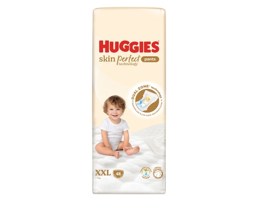 Tã Quần Skin Perfect XXL48 Cho Bé Trên 15kg 48 Miếng Huggies ảnh 0