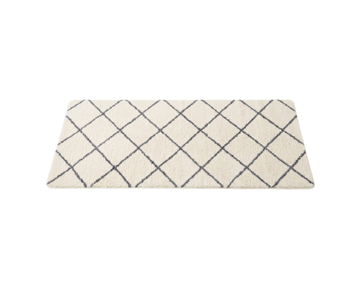 Thảm Trải Sàn Mềm Mại Shaggy 90x180cm Màu Ngà HÓME CÓORDY ảnh 1