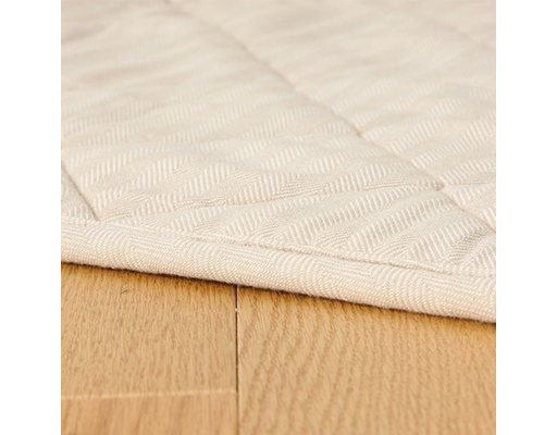 Thảm Trải Sàn Chần Bông 90x180cm Màu Be HÓME CÓORDY ảnh 4