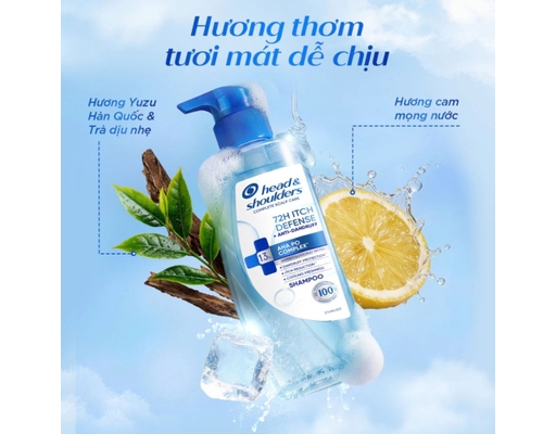 Dầu Gội Giảm Ngứa Da Đầu Và Làm Sạch Gàu Vượt Trội 300g Head & Shoulders ảnh 3