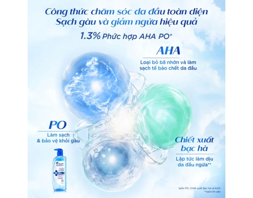Dầu Gội Giảm Ngứa Da Đầu Và Làm Sạch Gàu Vượt Trội 300g Head & Shoulders ảnh 4
