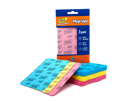 Set 3 Miếng Chùi Rửa Scrub Basics Mop Ups Scrub Daddy ảnh 0