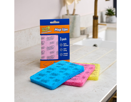 Set 3 Miếng Chùi Rửa Scrub Basics Mop Ups Scrub Daddy ảnh 1